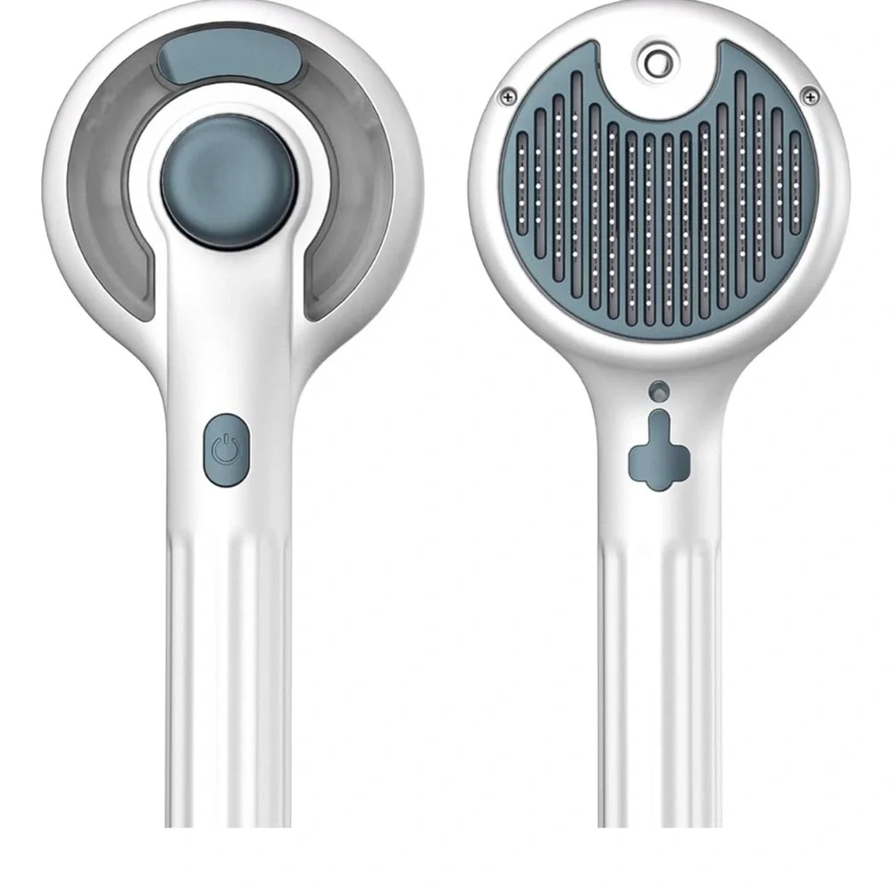 Steam Brush 3-in-1 Grooming Tool with Water Spray, Self-Cleaning Cats and Dogs
